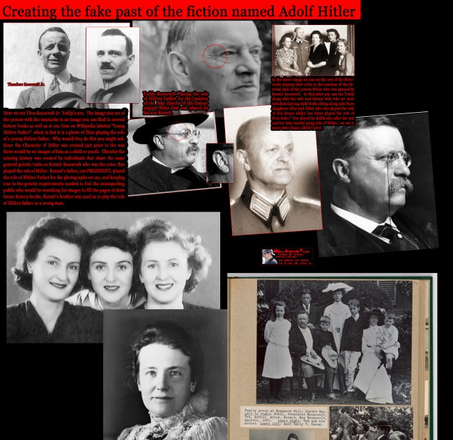 Hitler's Father Played by Teddie Roosevelt, and the younger images played by Kermit Roosevelt brother Leo Jr