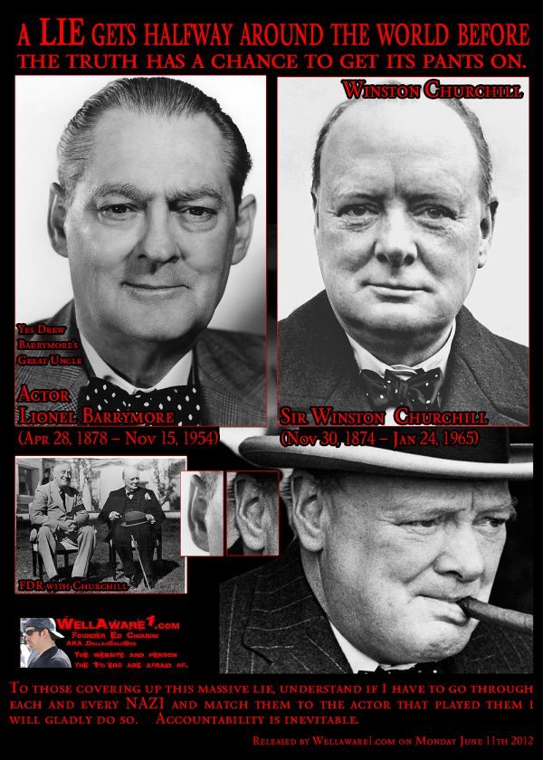 Winston Churchill, Lionel Barrymore