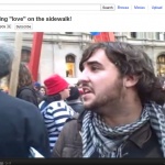 Brett Greenberg at occupy Wall Street